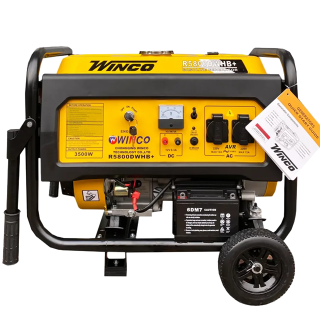 موتور برق بنزینی وینکو 4 کیلووات استارتی مدل +R5800DWHB