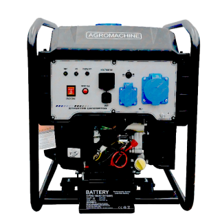 موتور برق بنزینی آگرو ۶.۵ کیلووات مدل AG8000IOE اینورتری استارتی سری IO