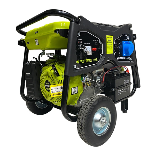 موتور برق بنزینی پوتر ۹ کیلووات مدل PT18000VES استارتی - تصویر 3