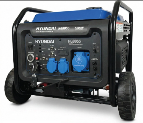 موتور برق بنزینی هیوندای 5.5 کیلووات مدل HG8055 اینورتری