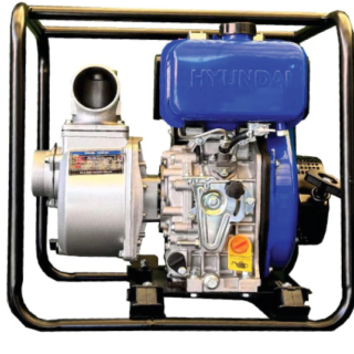 موتور پمپ دیزلی هیوندای 3 اینچ 26 متری مدل HW340DP هندلی