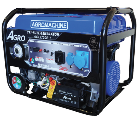 موتور برق سه گانه سوز آگرو 11 کیلووات مدل AG13700E-1 تک فاز استارتی