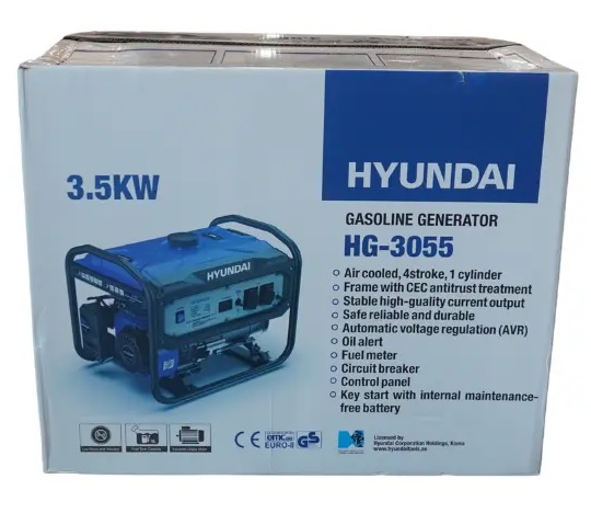 موتور برق بنزینی هیوندای 3.5 کیلووات مدل HG3055 - تصویر 4